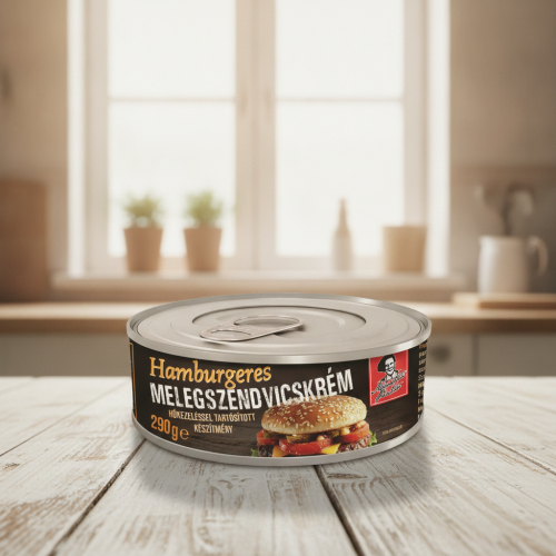 Węgierska pasta kanapkowa - Melegszendvicskrem Hamburgeres 290g
