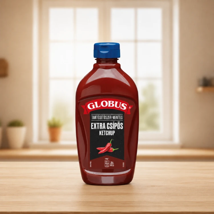 Unilever Globus extra csípős ketchup 485g - Ketchup extra pikantny 470g