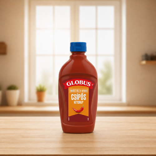 Unilever Globus csípős ketchup 470g-węgierski-Ketchup pikantny 470g