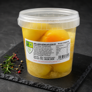 Węgierska Papryka jabłkowa pikantna nadziewana kapustą kiszoną 870ml w wiaderku