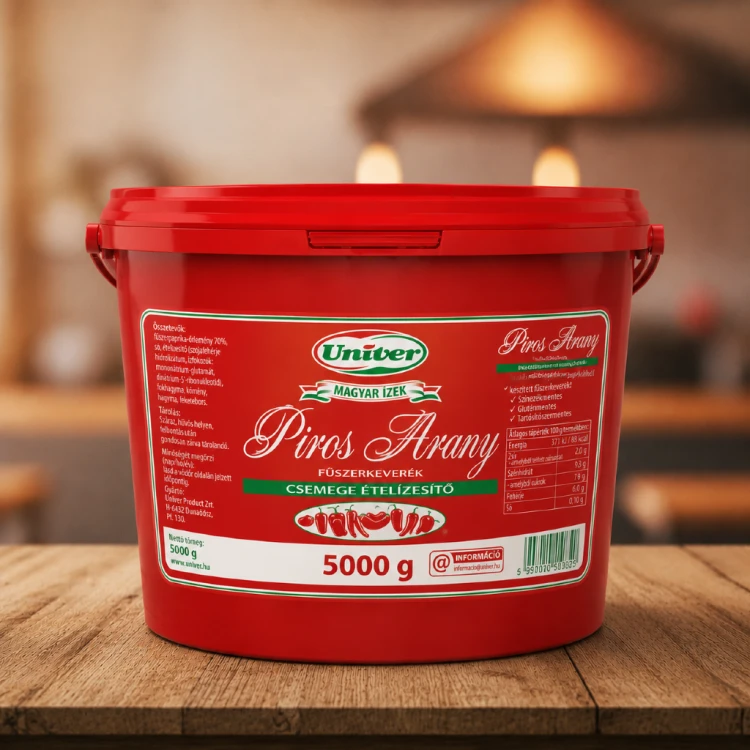 Węgierska pasta paprykowa łagodna Piros Arany 5000g opakowanie gastro