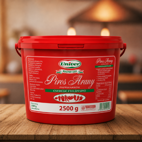 Węgierska pasta paprykowa łagodna Piros Arany 2500g opakowanie gastro