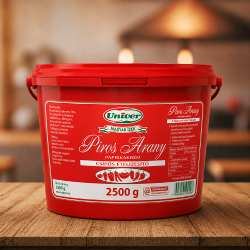 Węgierska pasta paprykowa pikantna Piros Arany 2500g opakowanie gastro