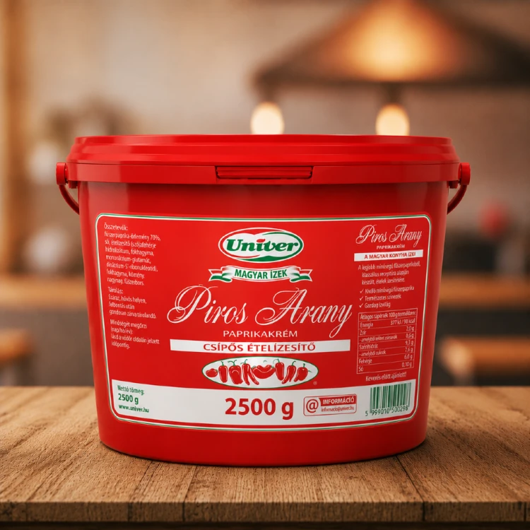Węgierska pasta paprykowa pikantna Piros Arany 2500g opakowanie gastro