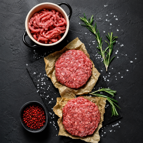 Szurkemarha hamburger pogacsa - hamburgery z mięsa szarego bydła 2x180g