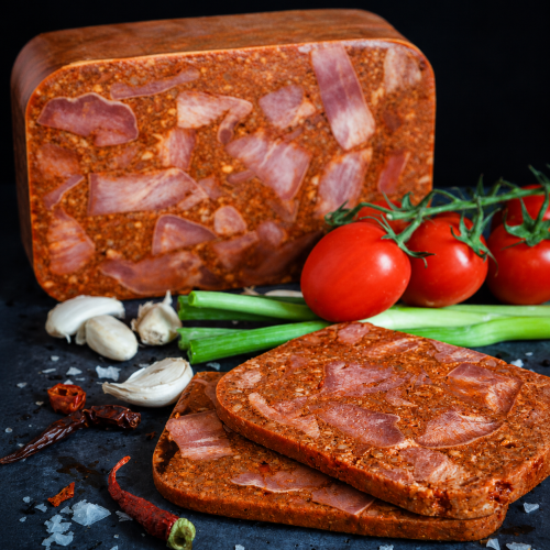 Węgierski salceson wędzony z ozorów 300g