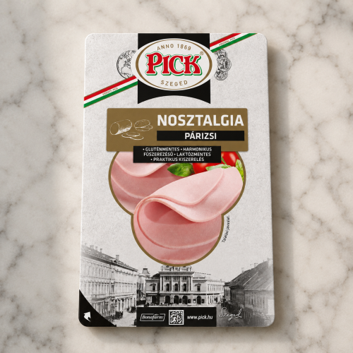 Węgierska mortadela wołowa w plastrach 100g – PICK Nosztalgia párizsi