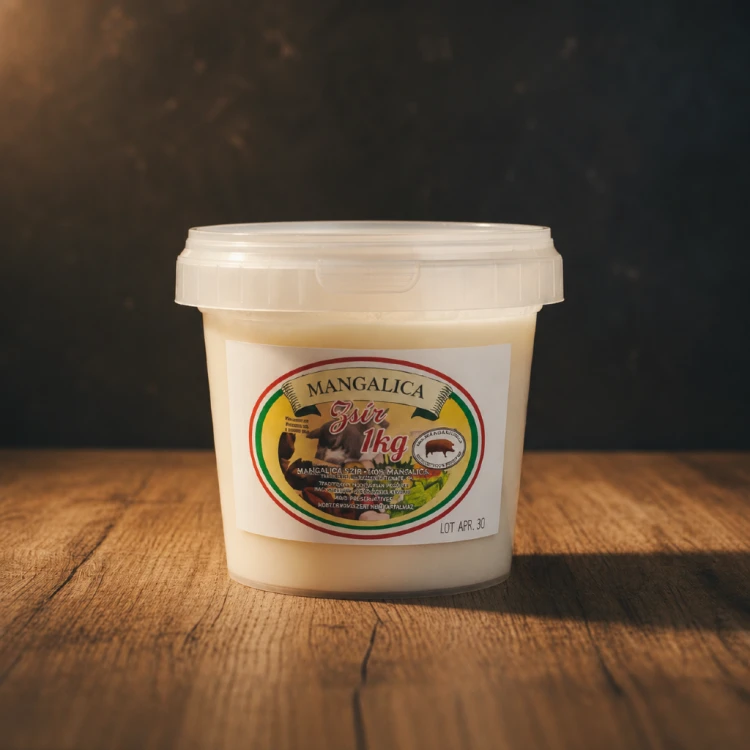 Węgierski smalec z Mangalicy 1kg – Mangalica zsír Kövér Tanya