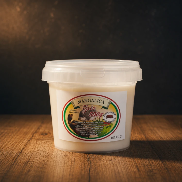 Węgierski-smalec-z-Mangalicy-500g---Mangalica-zsír