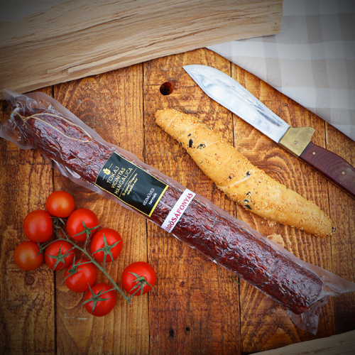Węgierska kiełbasa z Mangalicy z żurawiną 550g