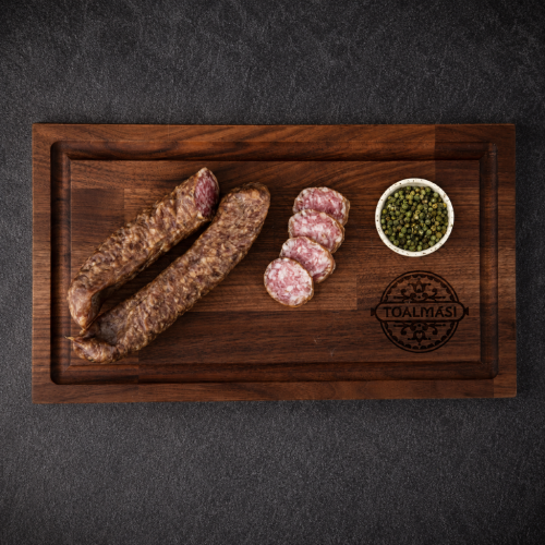 Węgierska kiełbasa z Mangalicy z zielonym pieprzem Tóalmási 250g