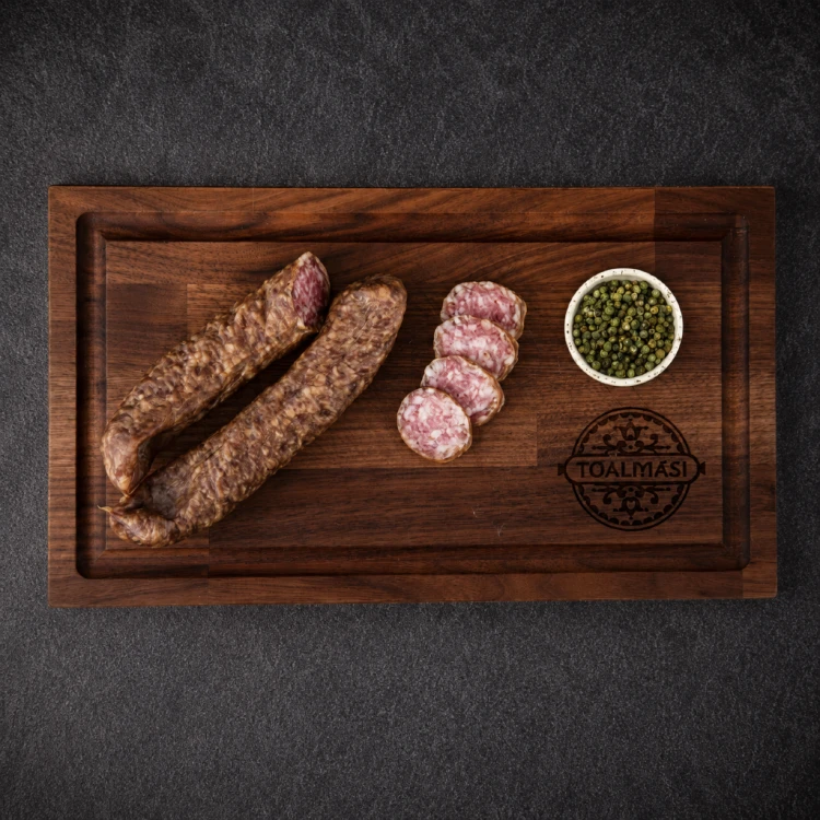 Węgierska kiełbasa z Mangalicy z zielonym pieprzem Tóalmási 250g