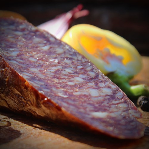 Kiełbasa gruba biała z Mangalicy 550g | Węgierska Papryka