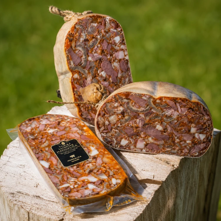 Węgierski salceson paprykowy z Mangalicy 230g – Mangalica disznósajt