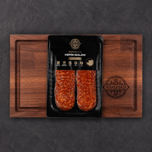 Węgierskie pikantne salami z Mangalicy w plastrach 80g