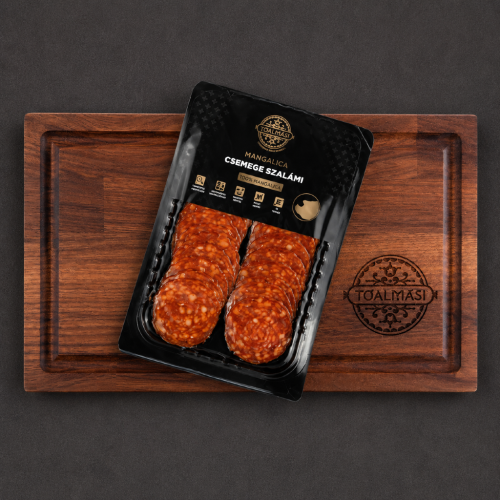 Węgierskie łagodne salami z Mangalicy w plastrach 80g Tóalmási