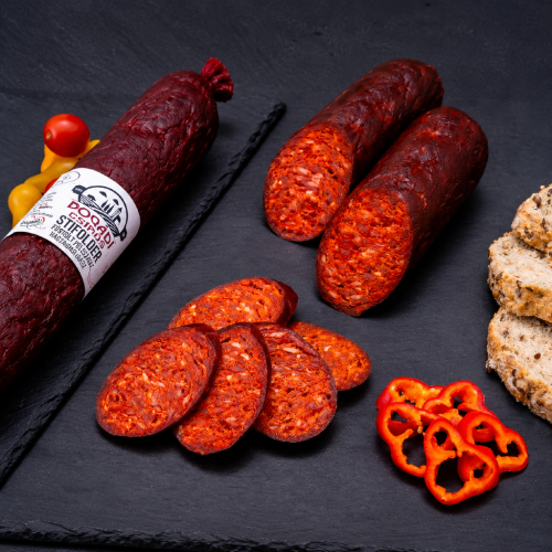 Węgierska gruba suszona kiełbasa pikantna Stifolder csípős 450 g