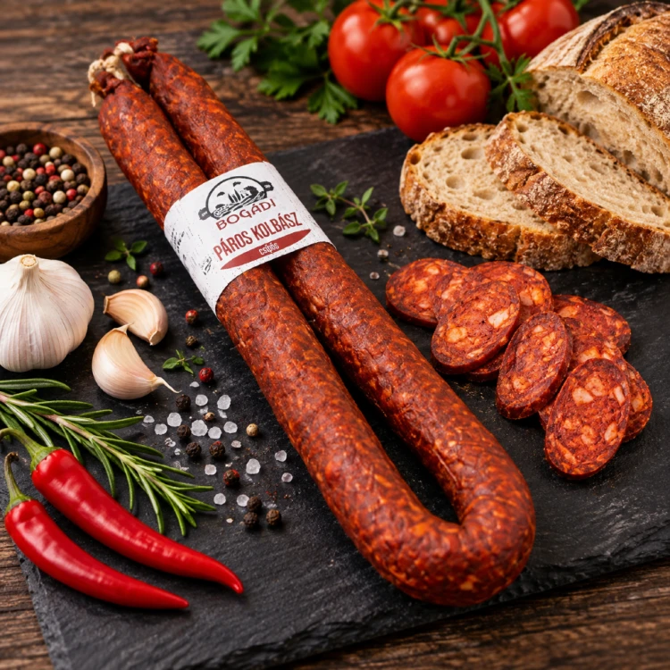 Pęto węgierskiej kiełbasy pikantnej Páros kolbász csípős 300 g