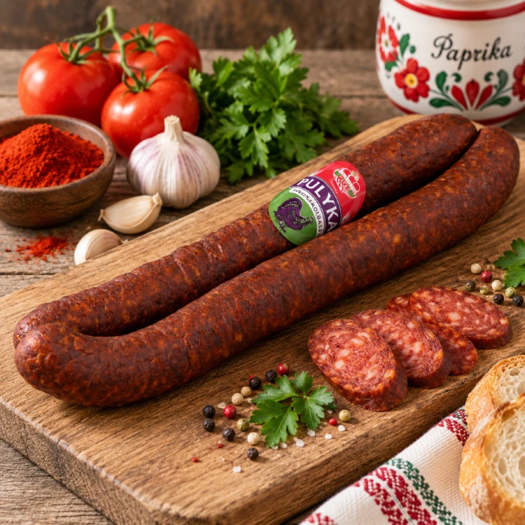 Węgierska kiełbasa z indyka łagodna Temesvári Pulykakolbász 500g