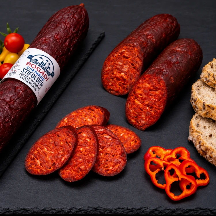 Węgierska gruba suszona kiełbasa łagodna Stifolder csemege 450 g