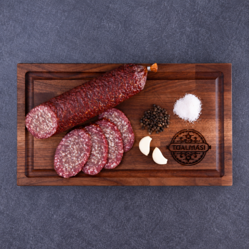 Węgierskie salami z szarego bydła bez papryki 470 g – Tóalmási Szürkemarha