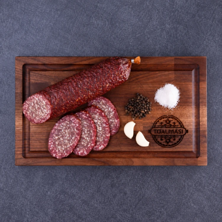 Węgierskie salami z szarego bydła bez papryki 470 g – Tóalmási Szürkemarha