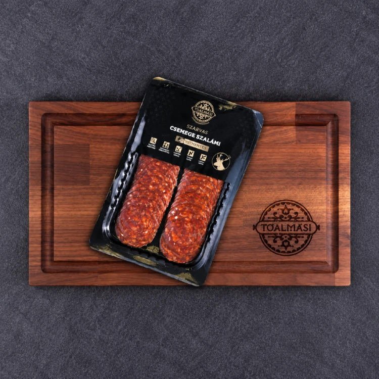 Węgierskie łagodne salami z jelenia w plasterkach 80 g – Tóalmási