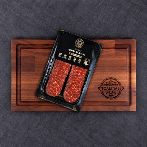 Węgierskie pikantne salami z jelenia w plasterkach 80 g – Tóalmási