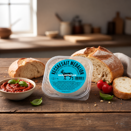 Węgierski naturalny ser kozi typu camembert Garabonciás medalion 75g