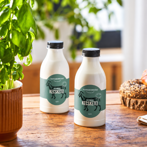 Węgierskie pasteryzowane mleko kozie Garabonciás 500ml