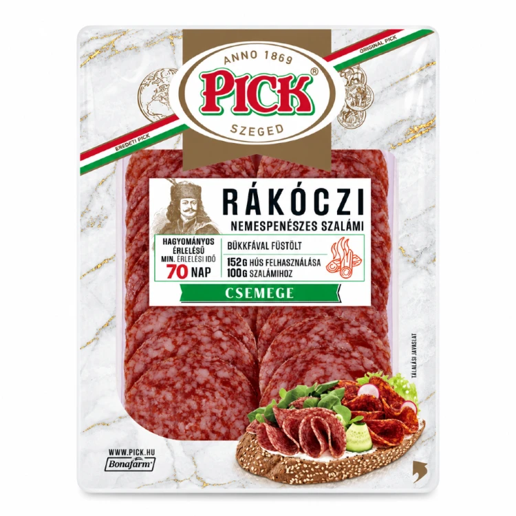 Węgierskie salami PICK Rákóczi klasyczne krojone 70g