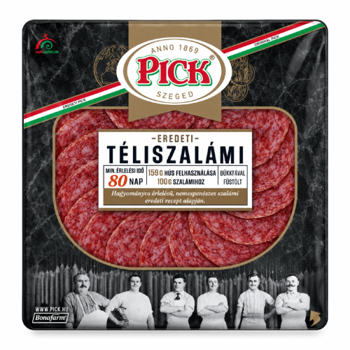 Węgierskie salami zimowe PICK Téliszalámi krojone 70g