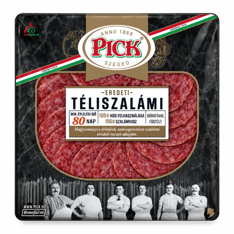 Węgierskie salami zimowe PICK Téliszalámi krojone 70g