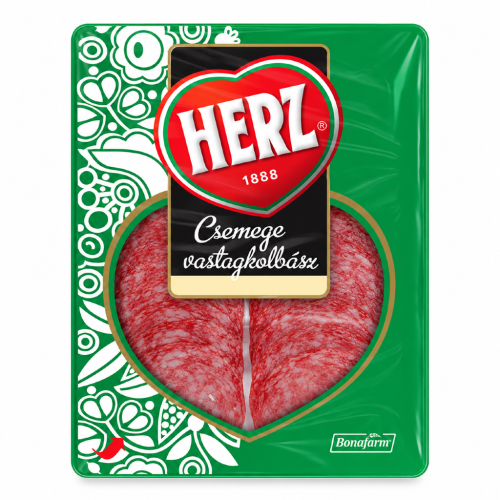 Węgierska gruba kiełbasa łagodna HERZ Csemege vastagkolbász 70g