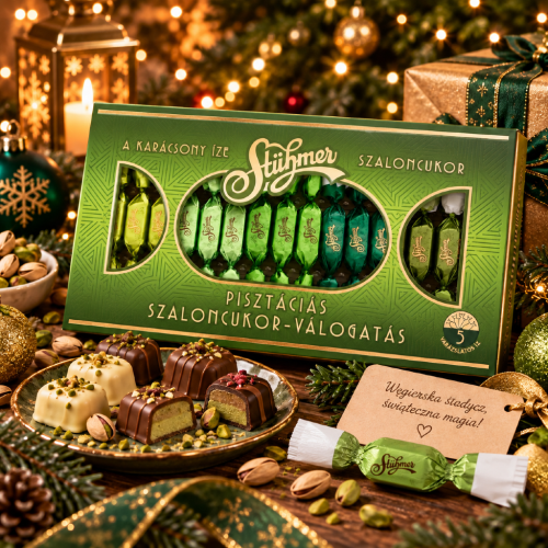 Węgierskie cukierki Szaloncukor Stühmer pistacjowy zestaw 5 smaków 170g