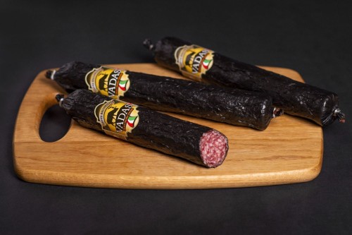 węgierskie Salami białe z dziczyzny (mięso jelenia) 430g - Szilvási Vadas szalámi