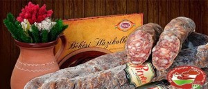 Węgierska kiełbasa suszona w szlachetnej pleśni 220g - Békési Pityke Szárítással érlelt kolbász különlegesség 
