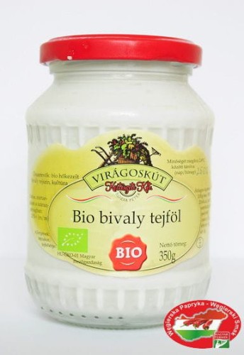 Bio śmietana z bawolego mleka - Bio bivaly tejföl 350g