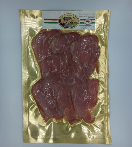 Schab z Mangalicy wędzony, podpalany 100g - Mangalica Lángolt, füstölt karaj