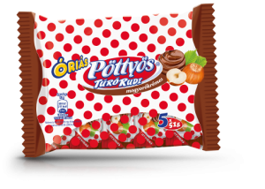 Óriás Pöttyös Túró Rudi mogyorókrémes - batoniki turo rudi krem orzechy laskowe 6x51g